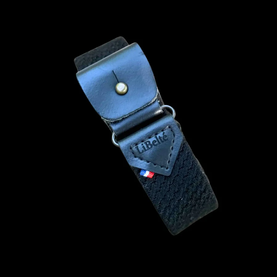Ceinture sans boucle noire